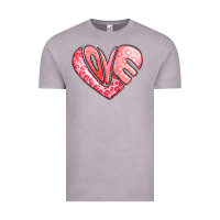 Vintage Zinc heart shaped love valentine's day Vintage Tee - LillyAllenDesigns