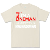 Bone im a lineman whats your superpower Premium Tee - linhVisuals
