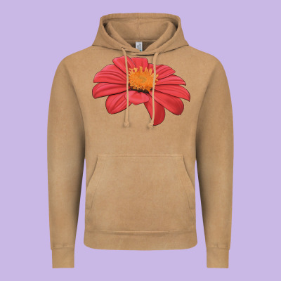 Del Sol Sunflower Vintage Hoodie Designed By Lillyallendesigns