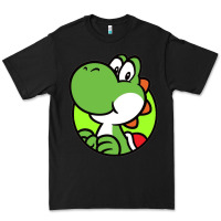 Black Cartoon Yoshi Premium Tee - linhVisuals