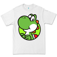 White Cartoon Yoshi Premium Tee - linhVisuals