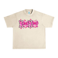 Sandshell XOXO Valentines Urban Heavy Tee - CowhideDigitalArt