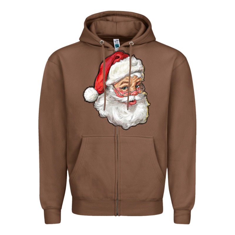 Santa Claus Zipper Hoodie by RanaPortraitStore | Teevron