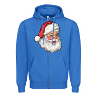 True Royal Santa Claus Zipper Hoodie - RanaPortraitStore