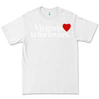 White VIRGINIA IS FOR LOVERS Premium Tee - linhVisuals