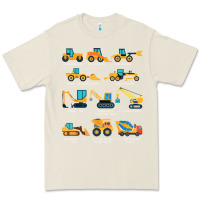Bone construction excavator vehicle boys builder heavy equipment t shirt Premium Tee - linhVisuals