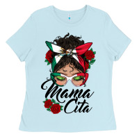 Mexican Mamacita Messy Bun Ladies Tee | Teevron