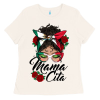 Bone mexican mamacita messy bun Ladies Tee - BundleAndBundleShop