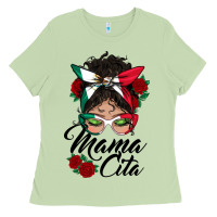 Matcha mexican mamacita messy bun Ladies Tee - BundleAndBundleShop