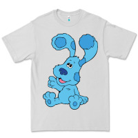 Dove Grey blues clues on red sofa Premium Tee - linhVisuals