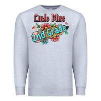 Heather Grey little miss second grade Premium Sweatshirt - Jasminsmagicworld