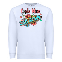 White little miss second grade Premium Sweatshirt - Jasminsmagicworld