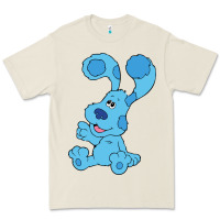 Bone blues clues on red sofa Premium Tee - linhVisuals