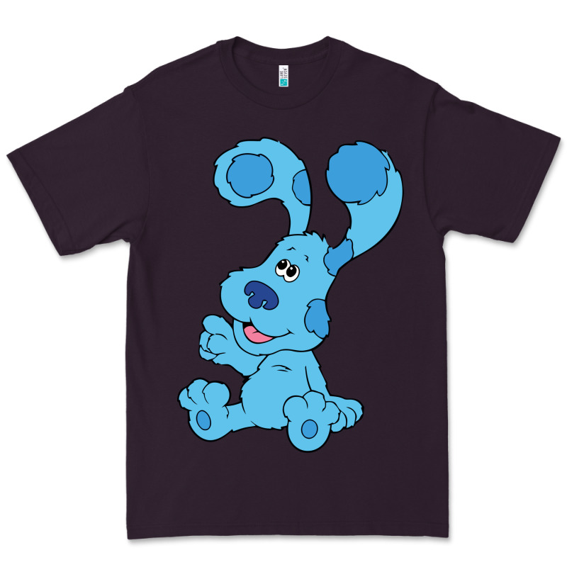 Blues Clues On Red Sofa Premium Tee by linhVisuals | Teevron