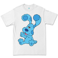 White blues clues on red sofa Premium Tee - linhVisuals