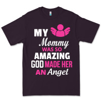 Plum my mommy was amazing god made her an angel Premium Tee - linhVisuals