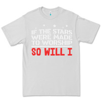 Dove Grey if the stars were to worship so will i Premium Tee - linhVisuals