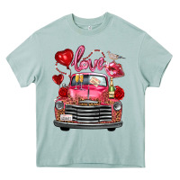 Arona Western Valentines Day Truck Love Bird Letter Heavy Core Tee - FaDigitalArtStudio