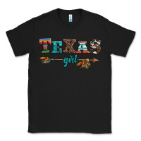 Black texas girl serape turquoise leopard cowhide arrow Classic Tee - Artiststas