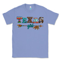 Colony Blue texas girl serape turquoise leopard cowhide arrow Classic Tee - Artiststas