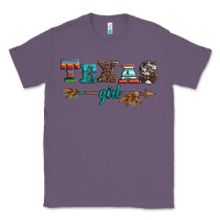 Lavender texas girl serape turquoise leopard cowhide arrow Classic Tee - Artiststas