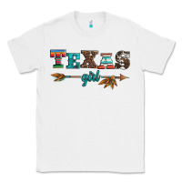 White texas girl serape turquoise leopard cowhide arrow Classic Tee - Artiststas