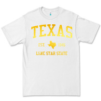 White texas Premium Tee - linhVisuals