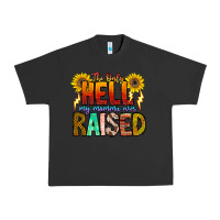 Pigment Black The Only Hell My Momma Ever Urban Heavy Tee - CowhideDigitalArt