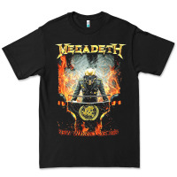 Black Megadeath World Order Premium Tee - linhVisuals