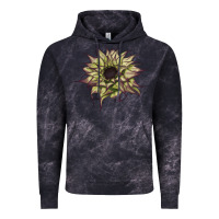 Cloud Black sun   fill purple sunflower Vintage Hoodie - LillyAllenDesigns