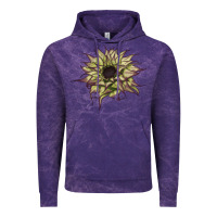 Sun   Fill Purple Sunflower Vintage Hoodie | Teevron