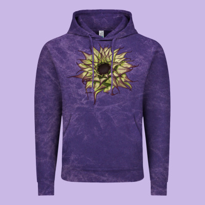 Sun   Fill Purple Sunflower Vintage Hoodie Designed By Lillyallendesigns