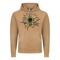 Vintage Camel sun   fill purple sunflower Vintage Hoodie - LillyAllenDesigns