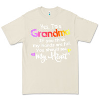 Bone grandma t  shirt yes i'm grandma if you think my hands are full t  shi Premium Tee - linhVisuals