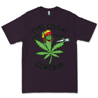 Plum Funny Weed Leaf Premium Tee - linhVisuals