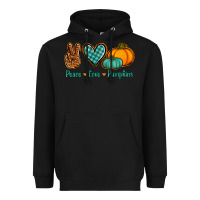 Black peace love pumpkins Heavyweight Hoodie - Jasminsmagicworld