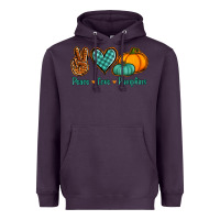 Plum peace love pumpkins Heavyweight Hoodie - Jasminsmagicworld