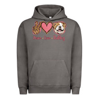 Pigment Tornado Peace Love Bulldog Urban Hoodie - Jasminsmagicworld