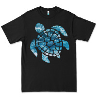 Black ocean sea turtle Premium Tee - linhVisuals