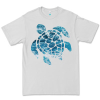 Dove Grey ocean sea turtle Premium Tee - linhVisuals