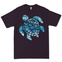 Plum ocean sea turtle Premium Tee - linhVisuals