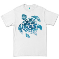 White ocean sea turtle Premium Tee - linhVisuals