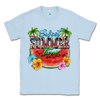 Dusty Blue Sweet summer time Classic Tee - FaDigitalArtStudio