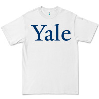 White Yale University Premium Tee - linhVisuals