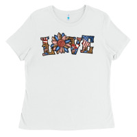 White love american sunflower Ladies Tee - BundleAndBundleShop