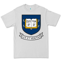 Dove Grey Yale University Premium Tee - linhVisuals