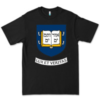 Black Yale University Premium Tee - linhVisuals
