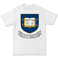 White Yale University Premium Tee - linhVisuals