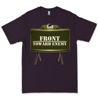 Plum front toward enemy distressed claymore mine military Premium Tee - linhVisuals