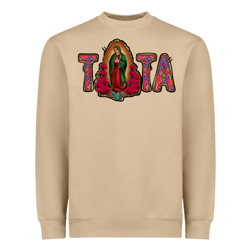 Tata Lady Of Guadalupe Heavyweight Sweatshirt by Jasminsmagicworld | Teevron